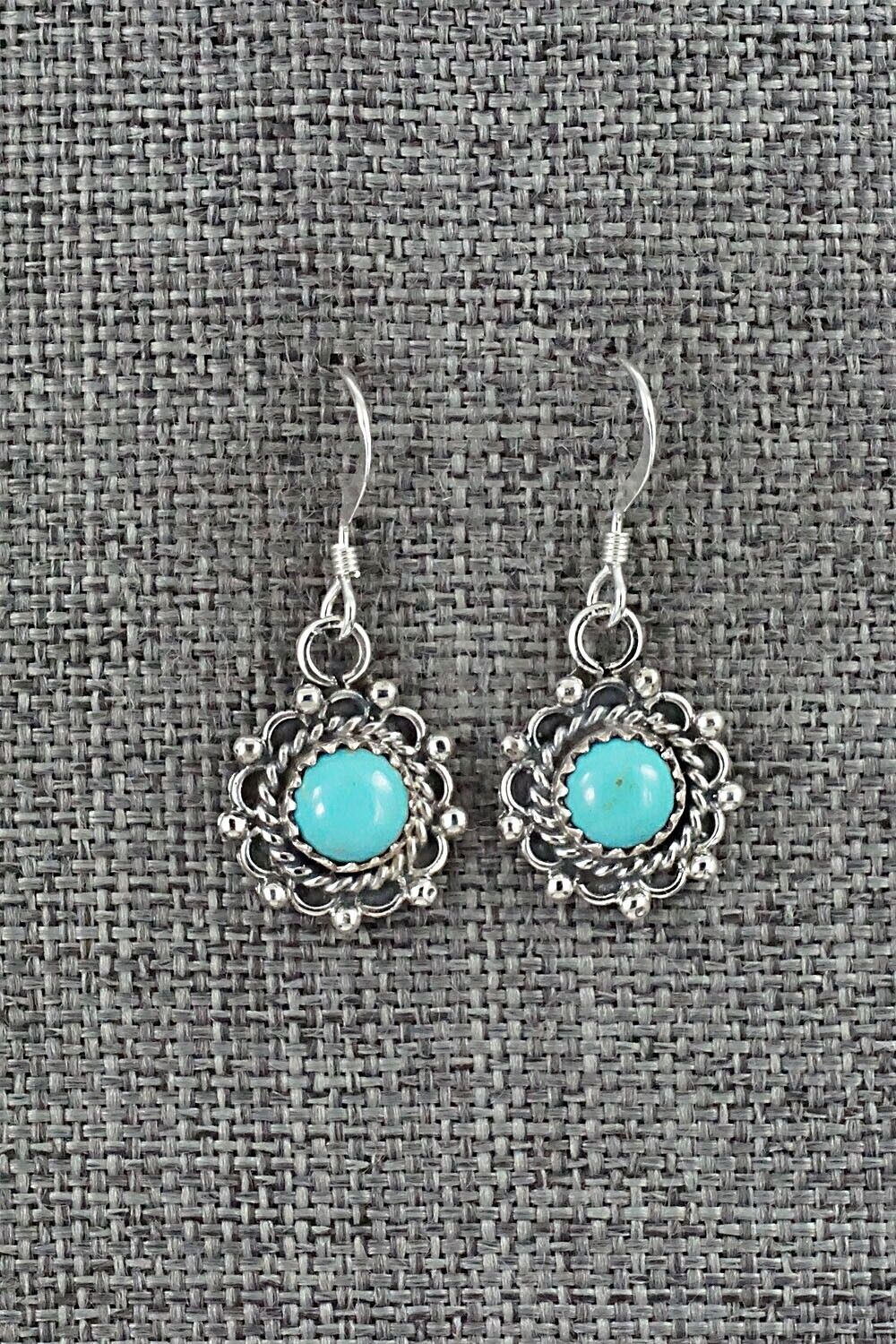 Turquoise & Sterling Silver Earrings - Emery Spencer