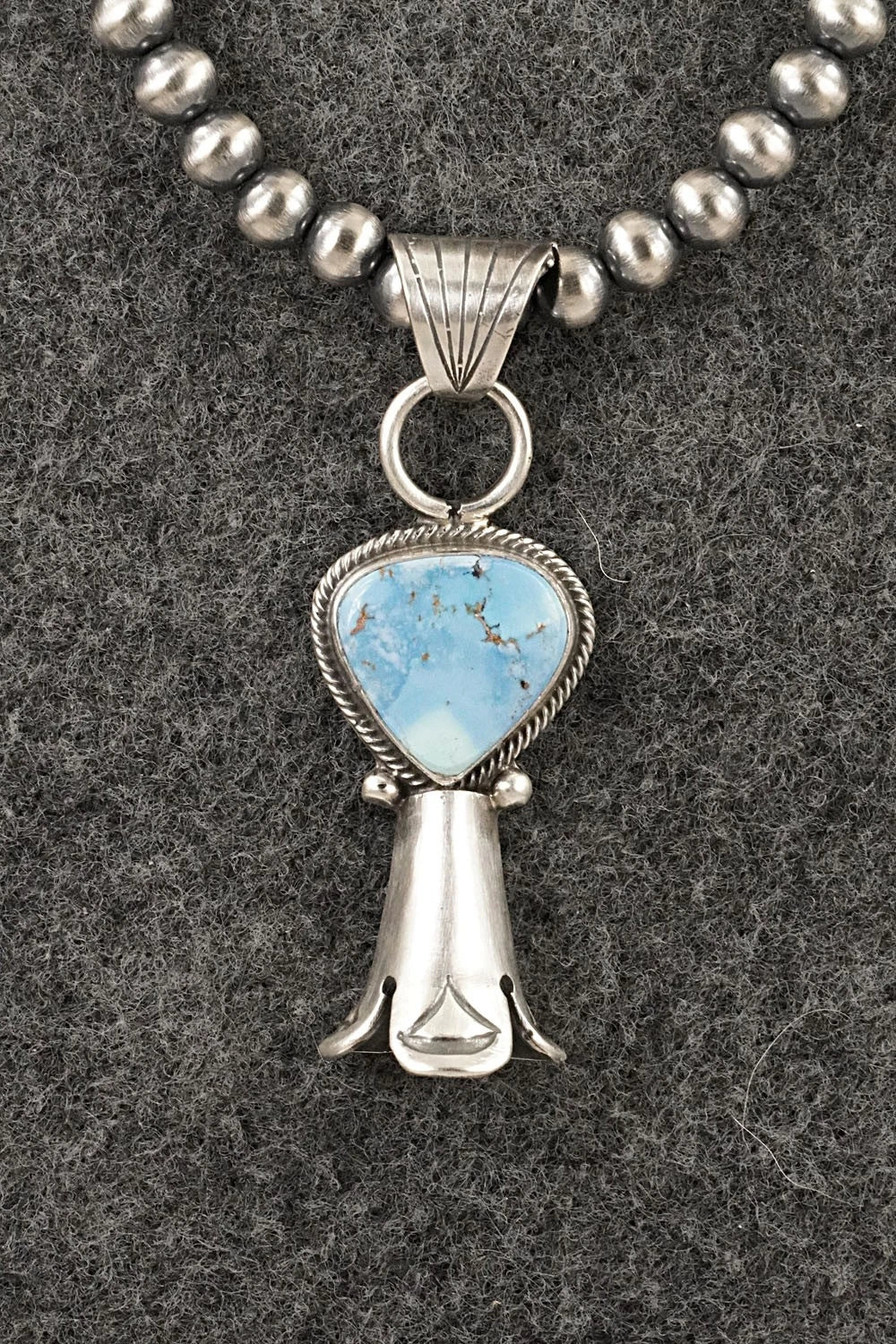 Turquoise & Sterling Silver Necklace - Sharon McCarthy