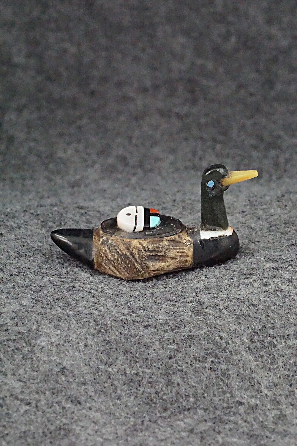 Duck Zuni Fetish Carving - Darrin Boone