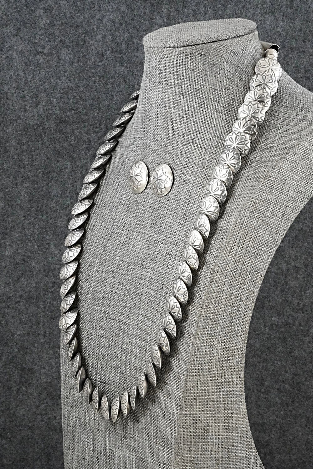 Sterling Silver Necklace and Earrings Set - Tim Thompson
