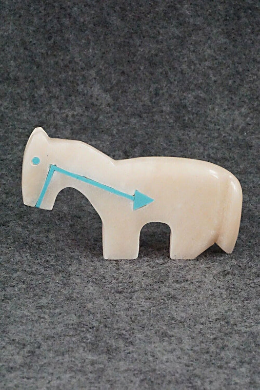 Horse Zuni Fetish Carving - Bernard Laiwakete
