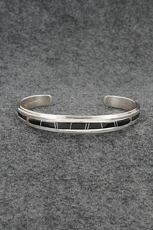 Onyx & Sterling Silver Bracelet - Wilbert Muskett Jr.
