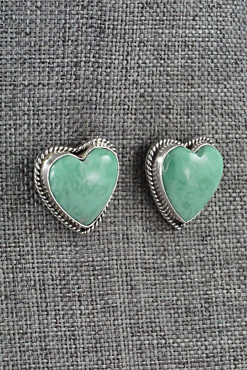 Turquoise and Sterling Silver Earrings - Sharon McCarthy