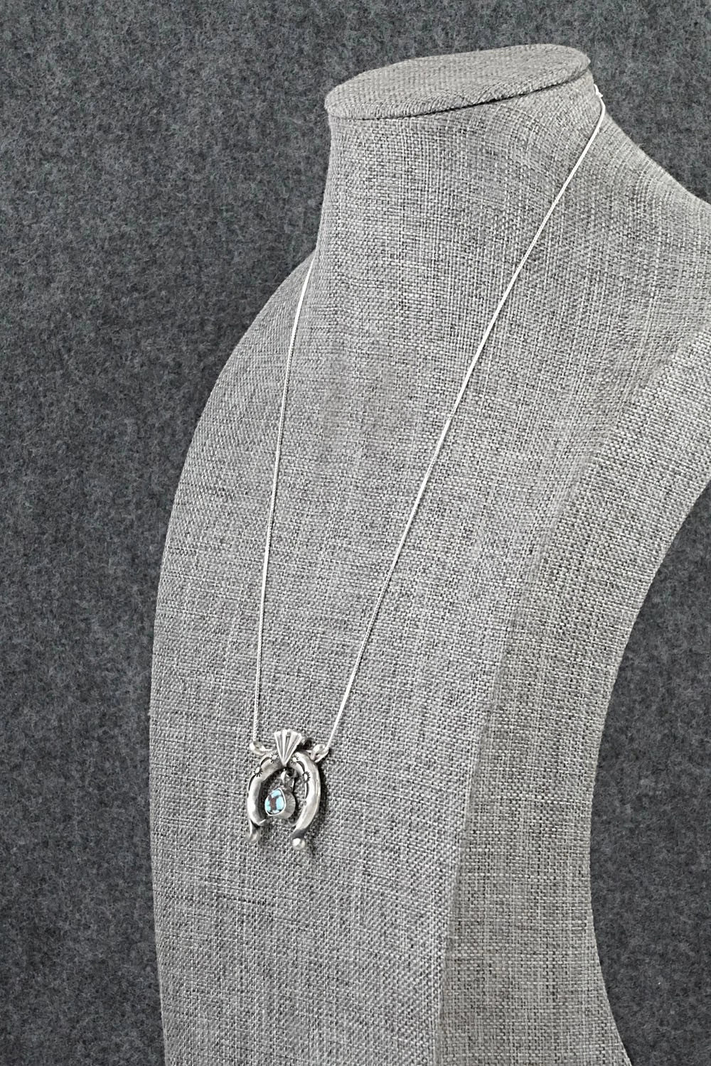 Turquoise & Sterling Silver Necklace - Gary Shorty
