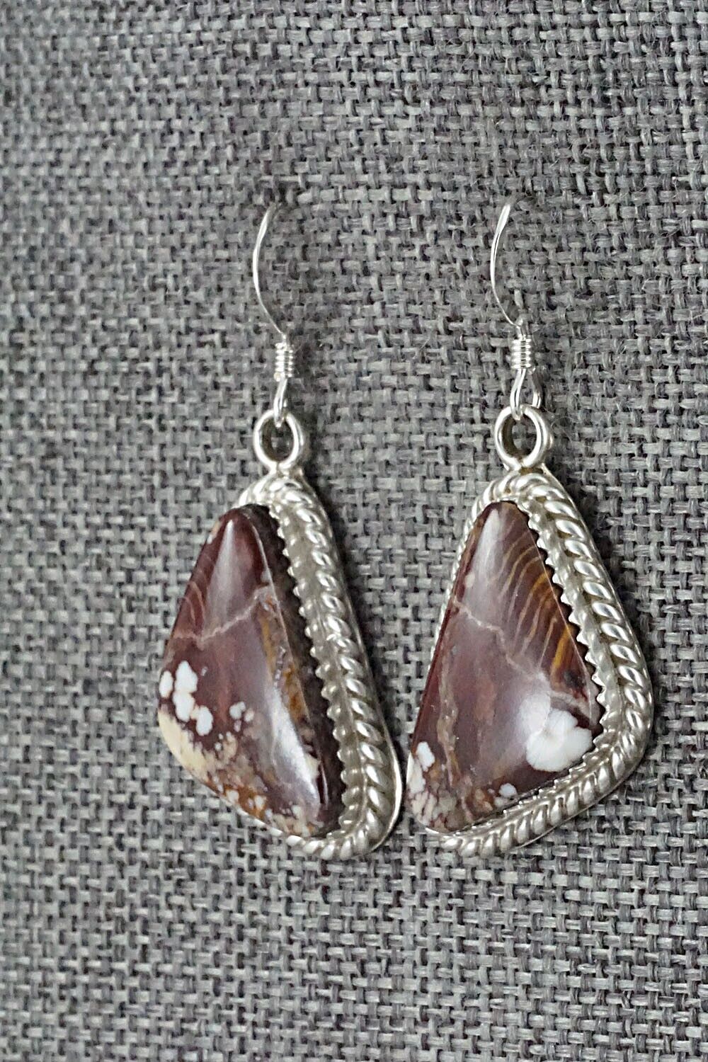Wild Horse & Sterling Silver Earrings - Sheena Jack