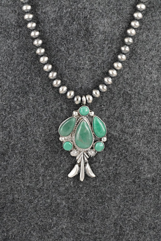 Turquoise & Sterling Silver Necklace - Bobby Platero