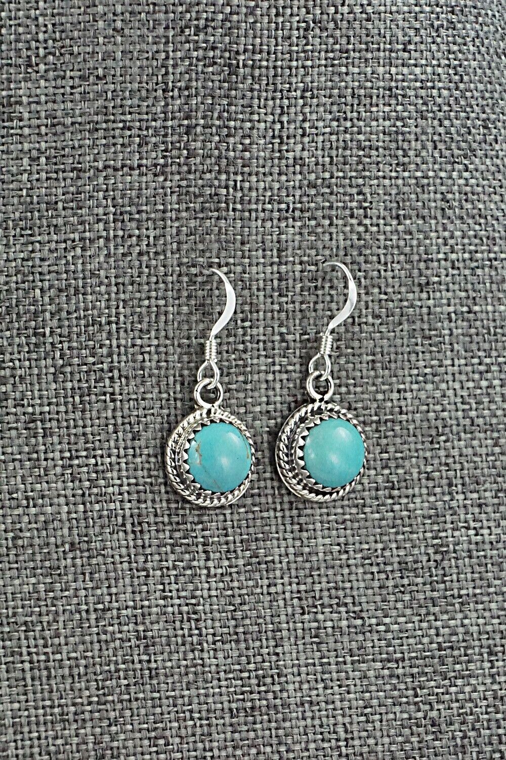 Turquoise & Sterling Silver Earrings - Sharon McCarthy