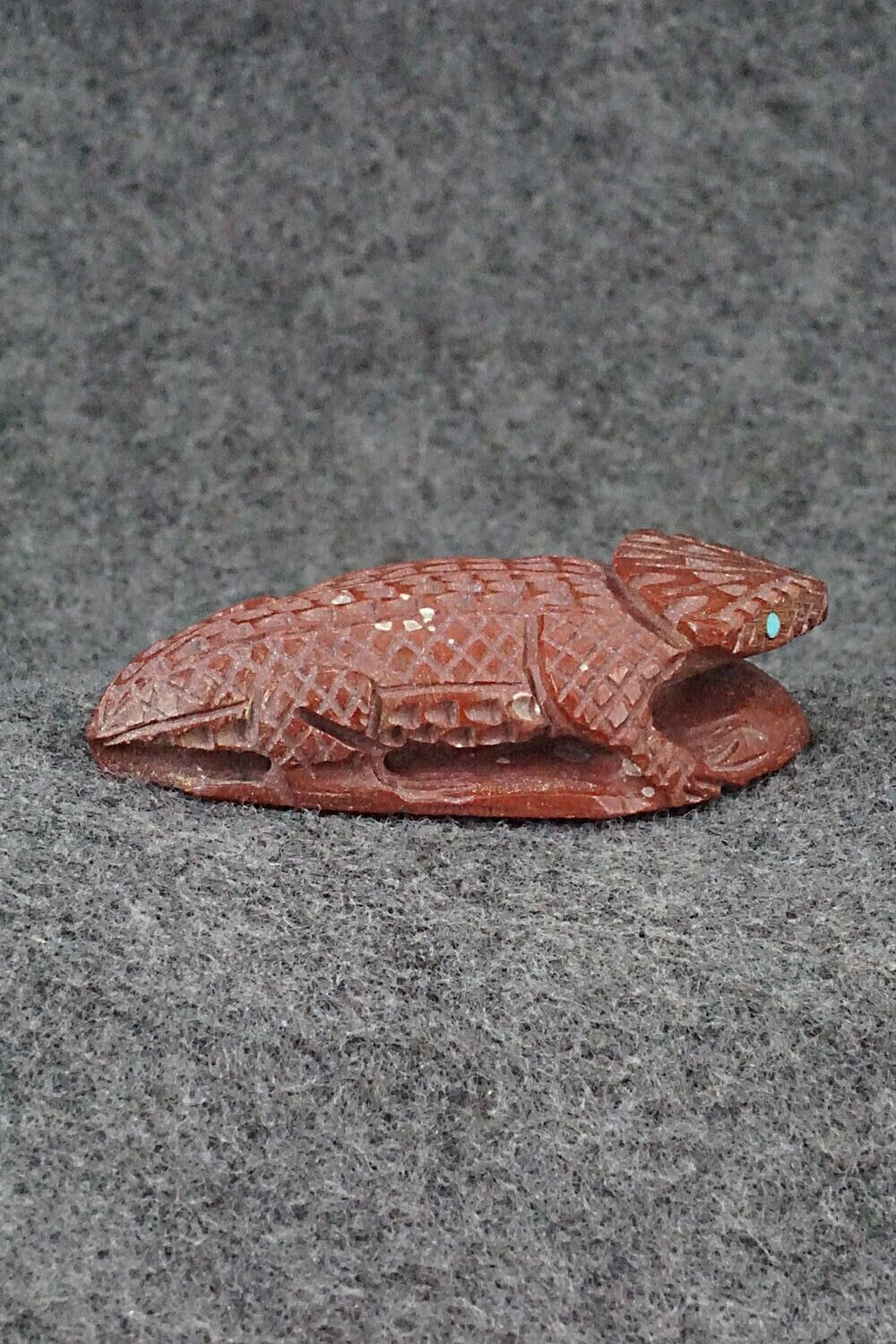 Horned Toad Zuni Fetish Carving - Jensen Charlie