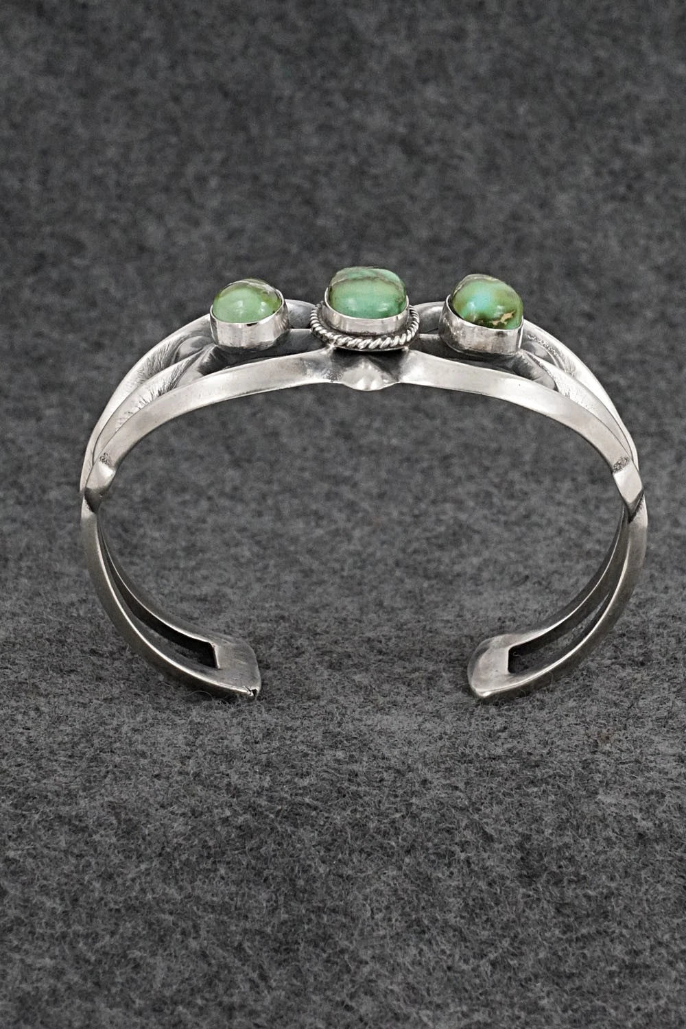 Turquoise & Sterling Silver Bracelet - Eugene Gruber