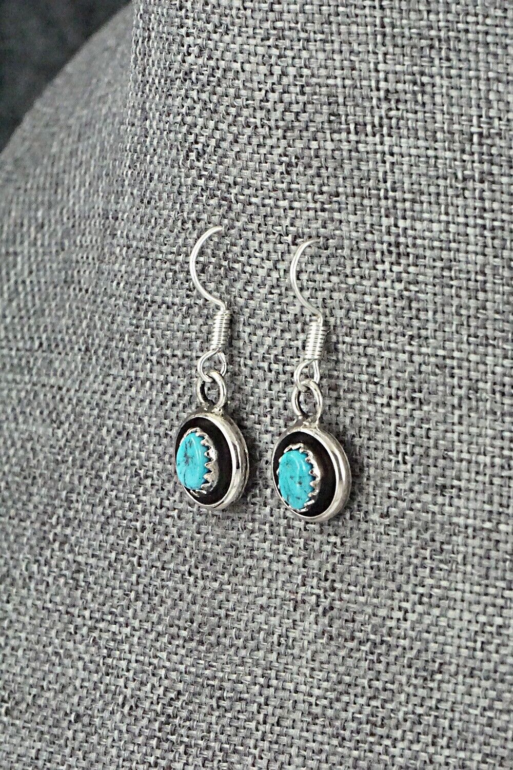 Turquoise & Sterling Silver Squash Blossom Set - Phil Garcia
