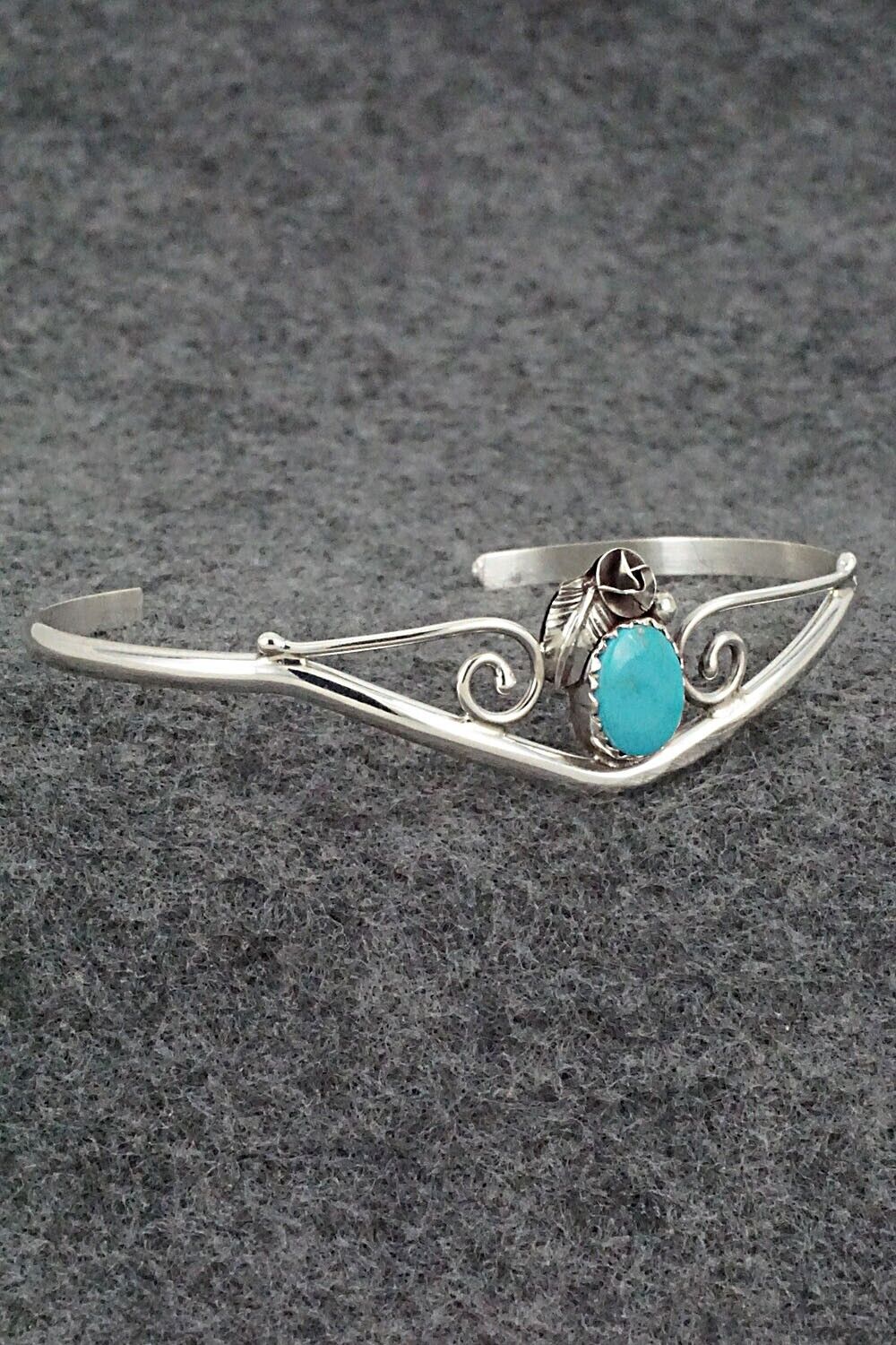 Turquoise & Sterling Silver Bracelet - Max Calladitto