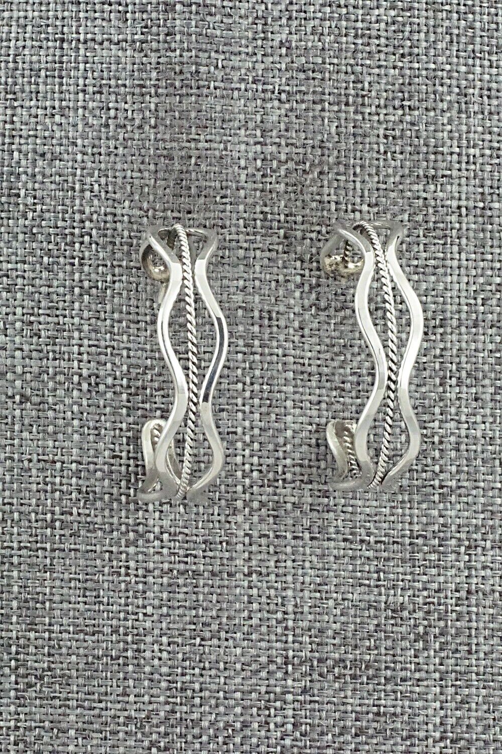 Sterling Silver Hoop Earrings - Ben Tahe