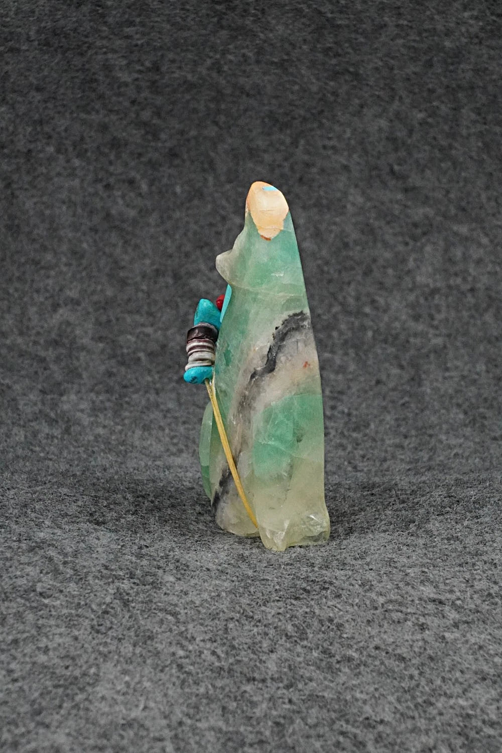 Coyote Zuni Fetish Carving - Rodney Laiwakete
