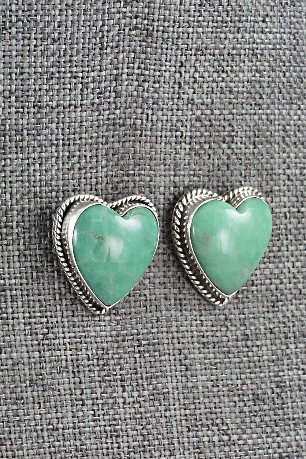 Turquoise and Sterling Silver Earrings - Sharon McCarthy