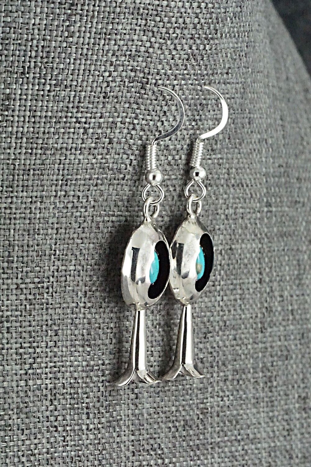 Turquoise & Sterling Silver Squash Blossom Set - Phil Garcia