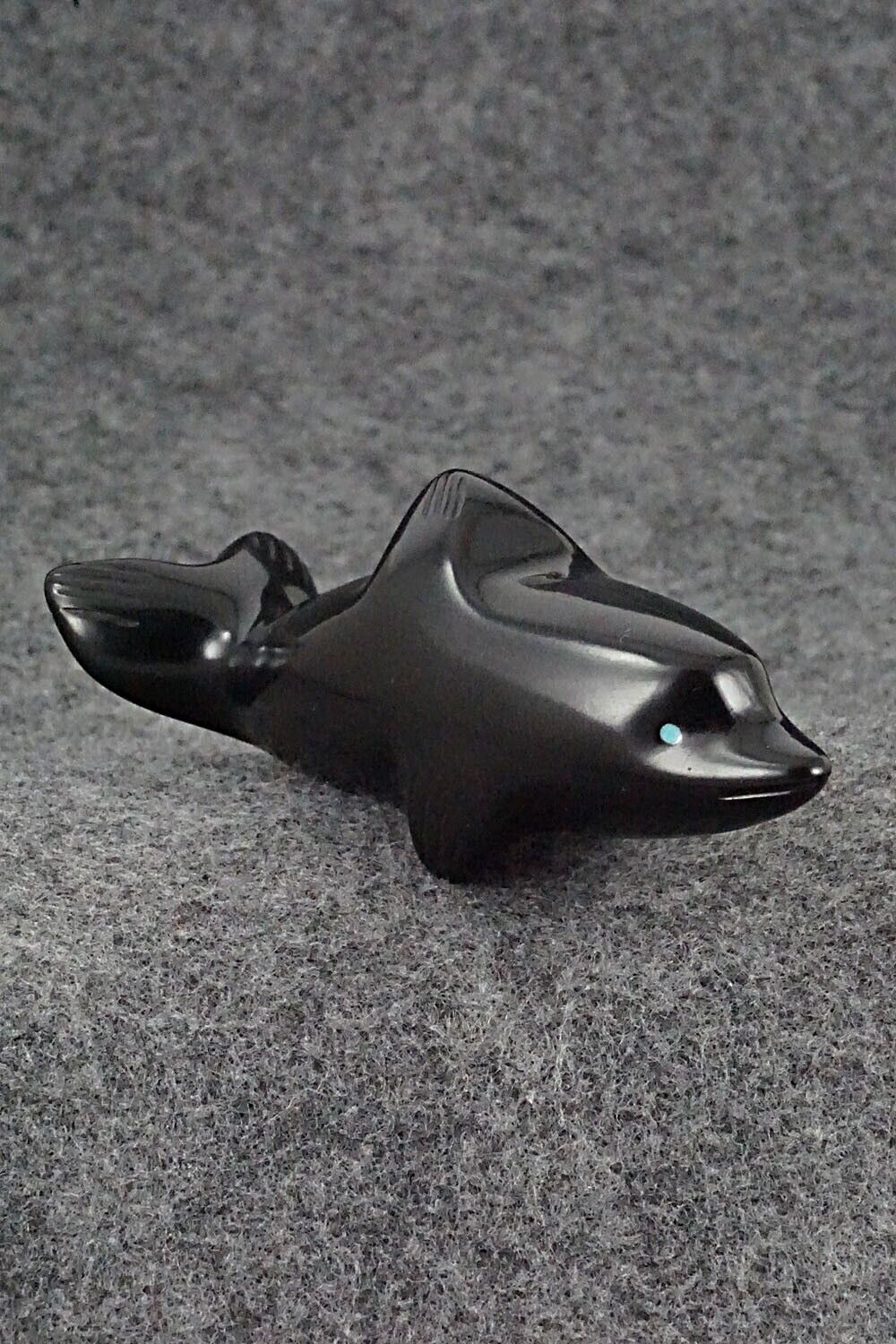 Dolphin Zuni Fetish Carving - Herbert Halate