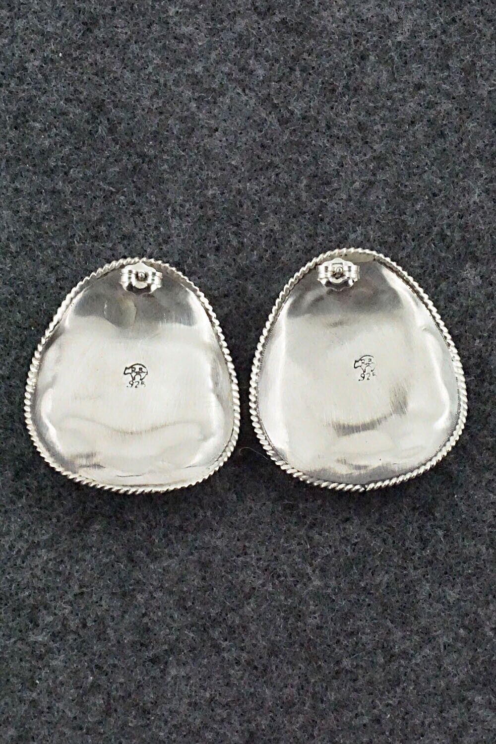 Turquoise & Sterling Silver Earrings - Bobby Platero