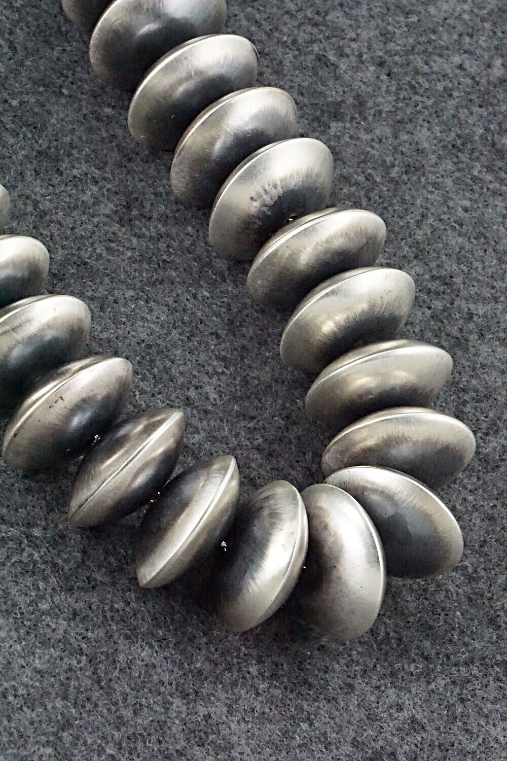 Sterling Silver Navajo Pearl Necklace - Bryannen Halwood
