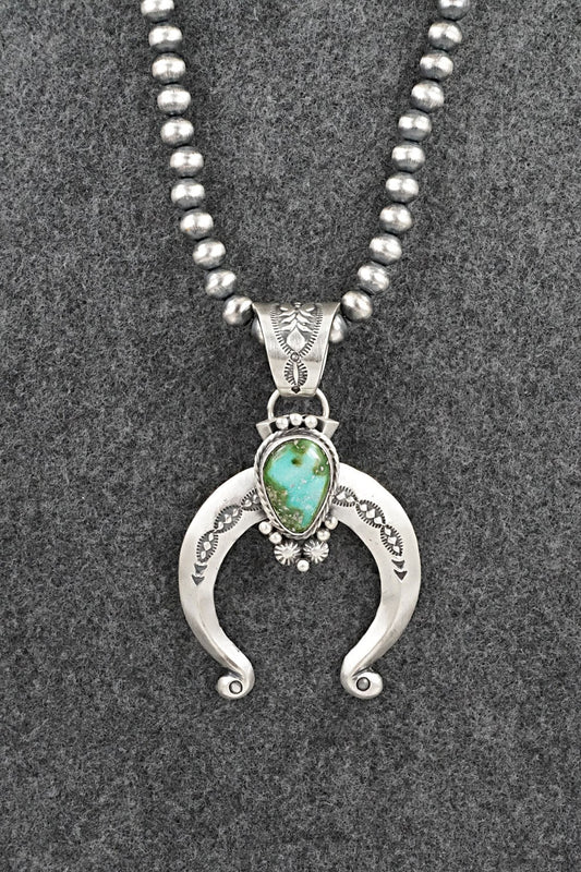 Turquoise & Sterling Silver Necklace - Samuel Yellowhair