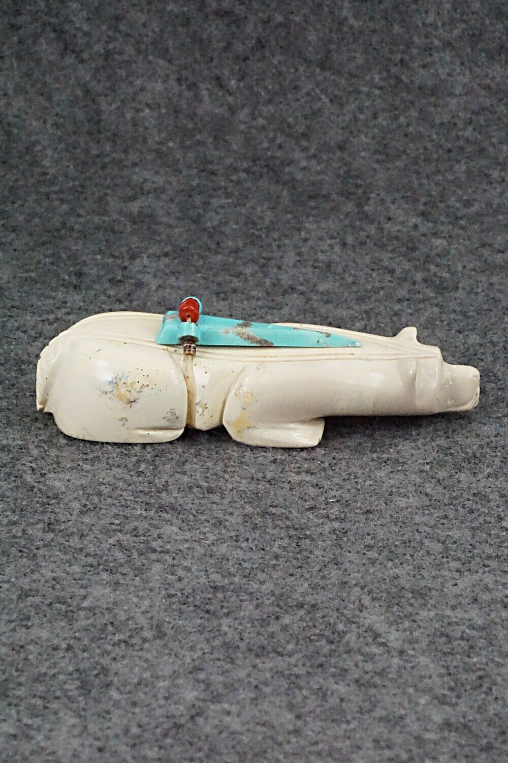 Badger Zuni Fetish Carving - Alex Tsethlikai