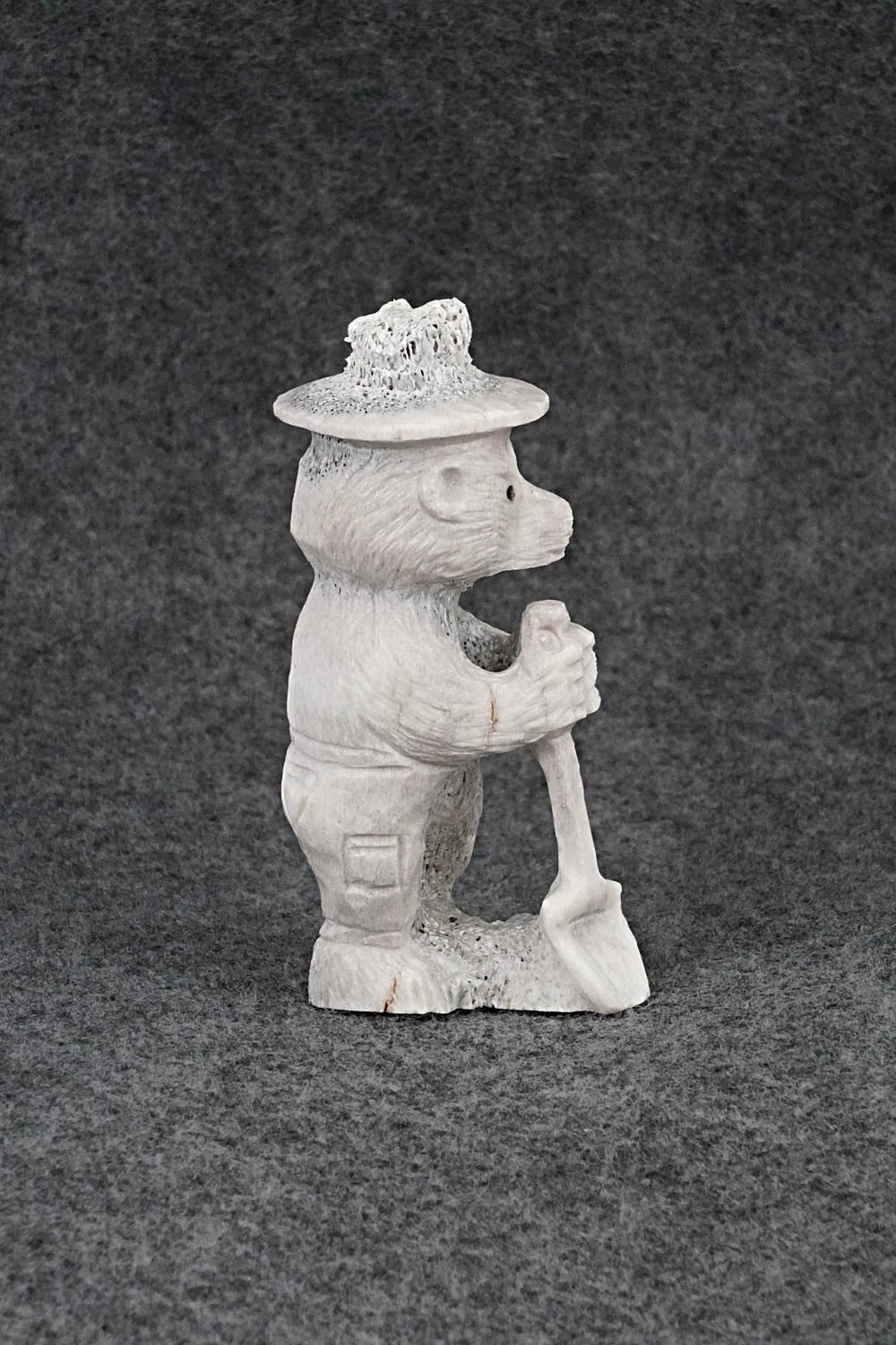 Smokey Bear Zuni Fetish Carving - Chris Peina