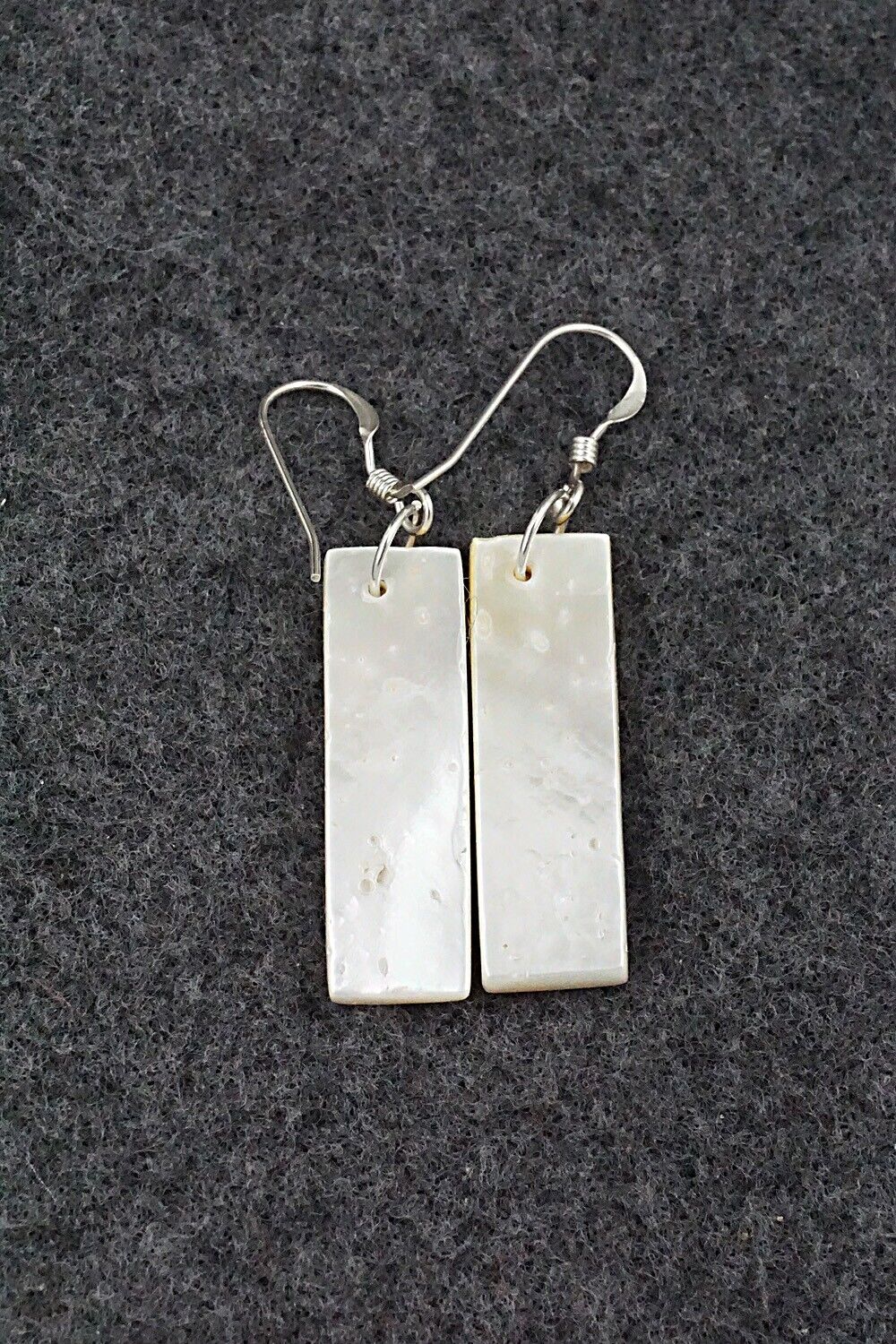 Mother of Pearl & Sterling Silver Earrings - Jesus Espino