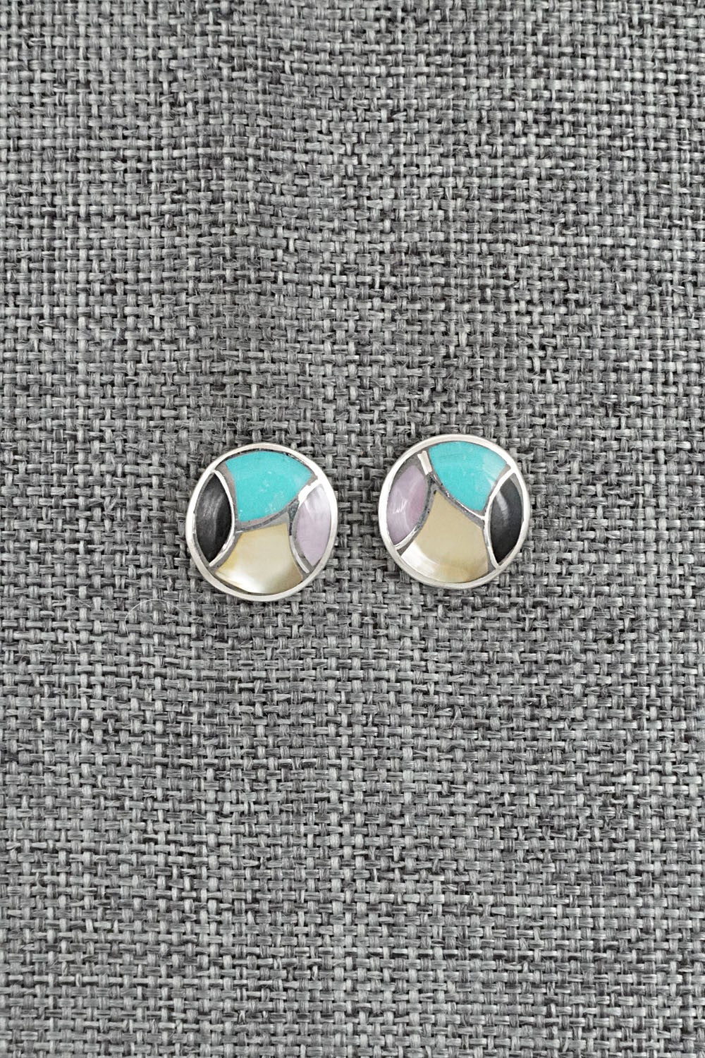Multi-Stone & Sterling Silver Earrings - Orena Leekya