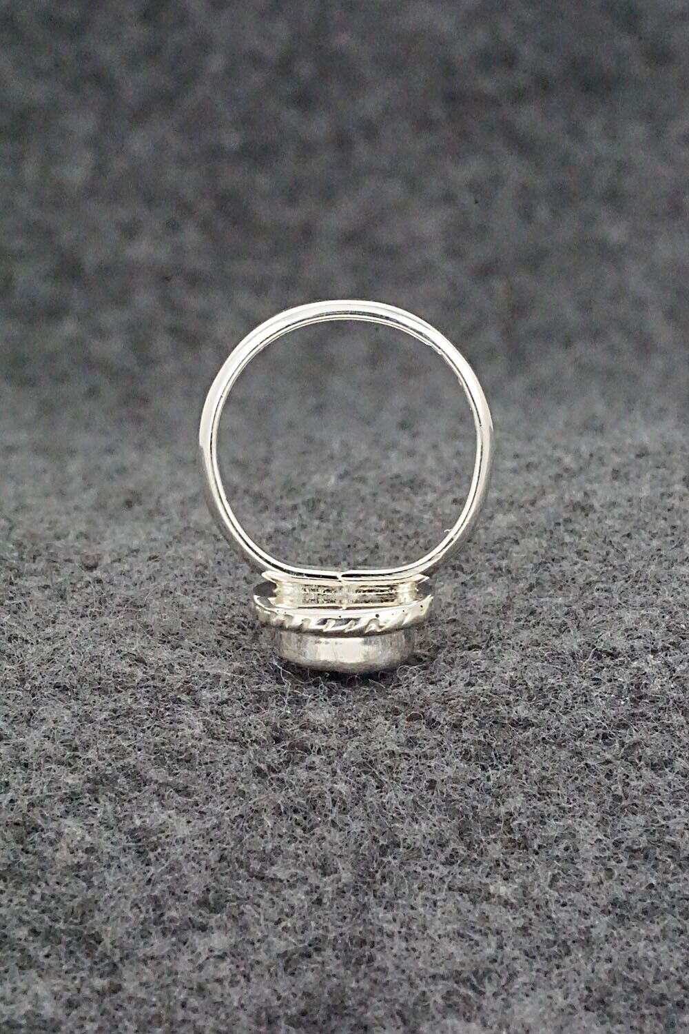 Multi-Stone & Sterling Silver Ring - Delbert Kallestewa Jr. - Size 4.5