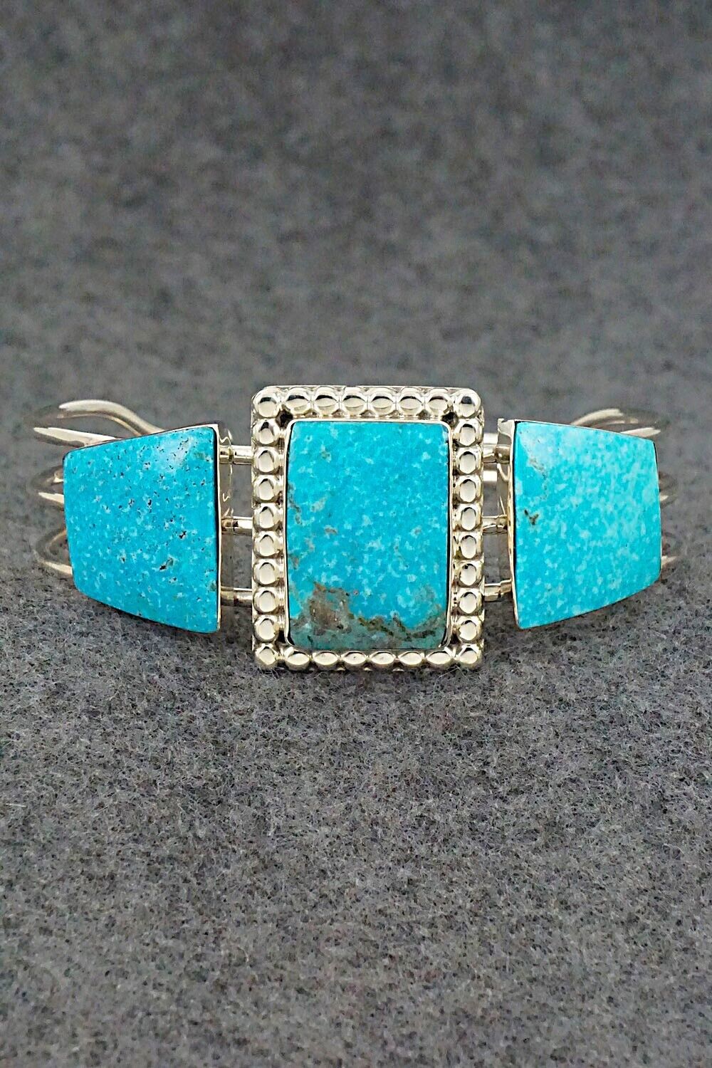 Turquoise & Sterling Silver Bracelet - Irvin Tsosie