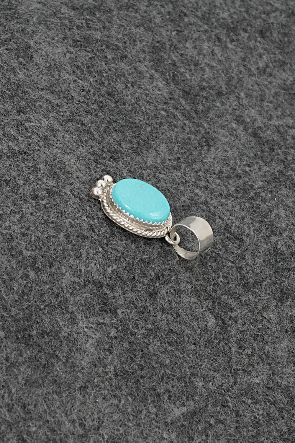 Turquoise & Sterling Silver Pendant - Byron Begay