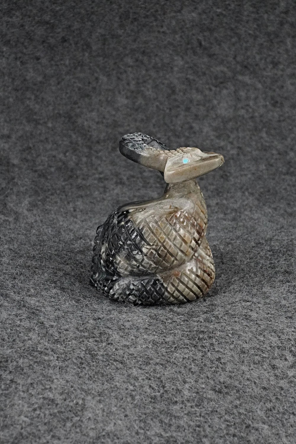 Rattlesnake Zuni Fetish Carving - Paulette & Farlan Quam
