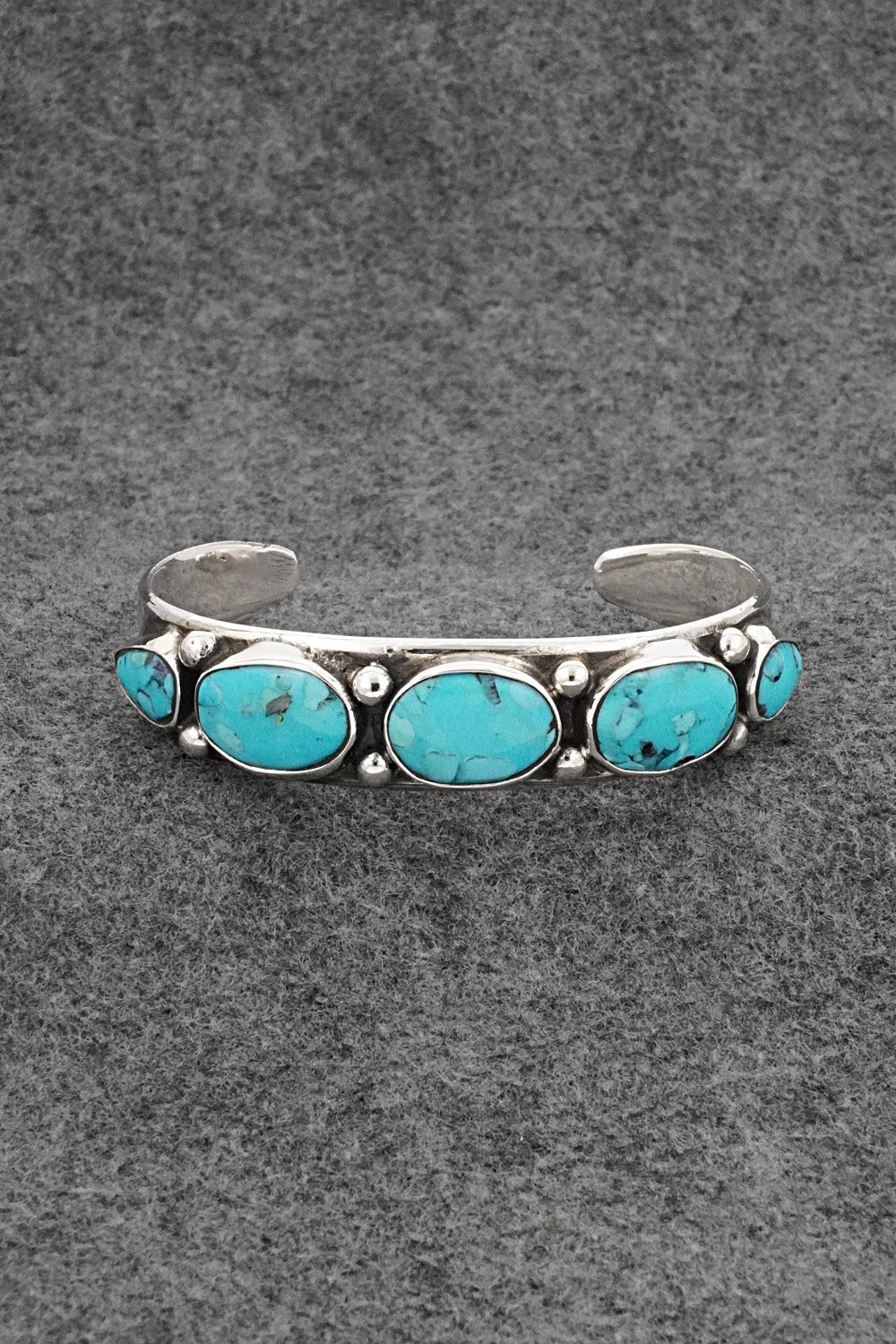 Turquoise & Sterling Silver Bracelet - Mike Platero
