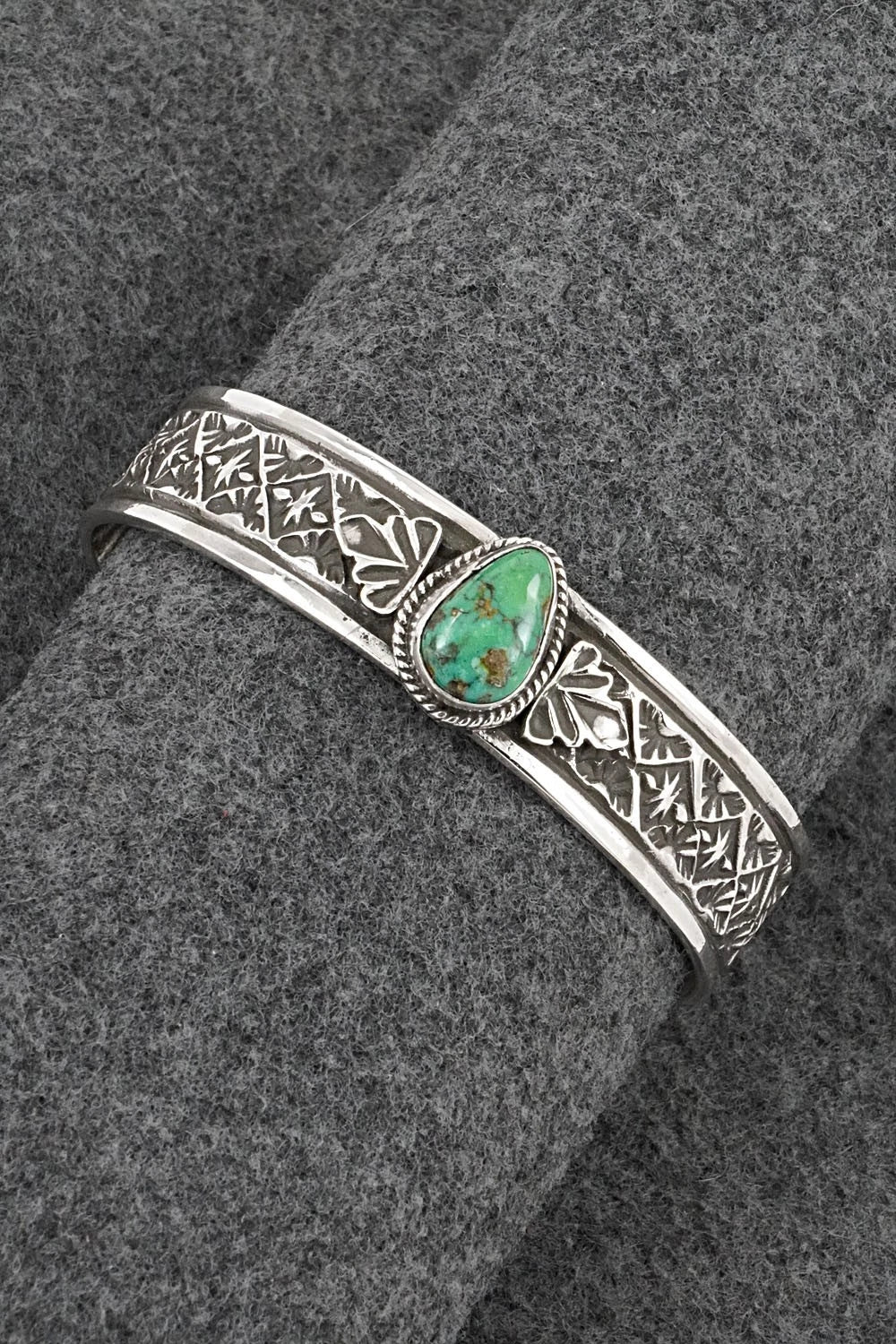 Turquoise & Sterling Silver Bracelet - Leonard Maloney