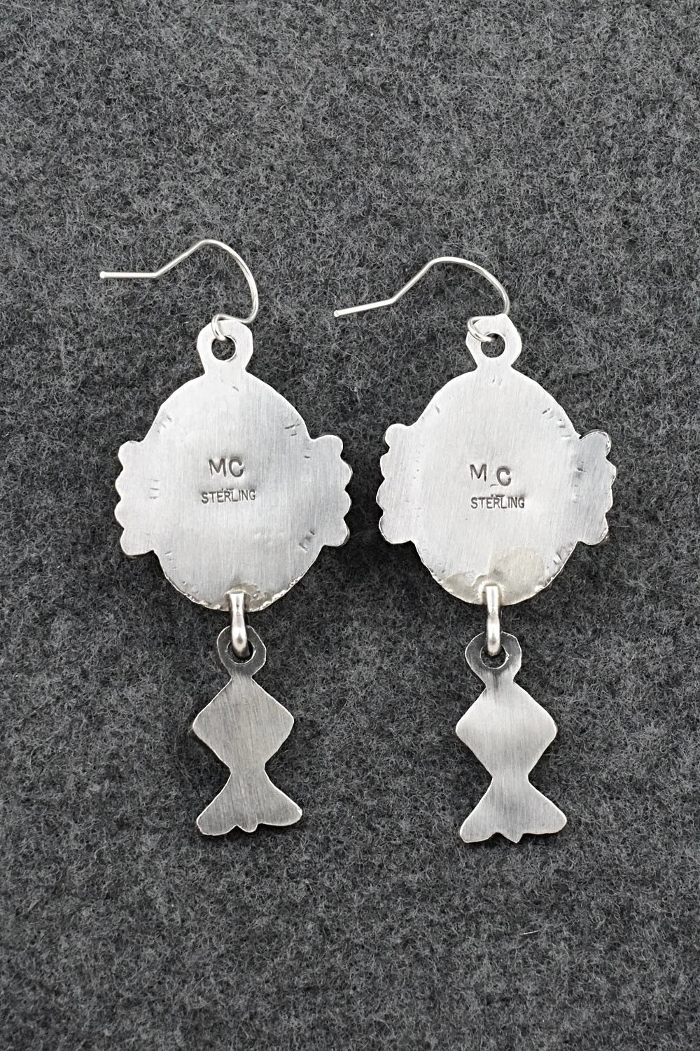 Turquoise & Sterling Silver Earrings - Michael Calladitto