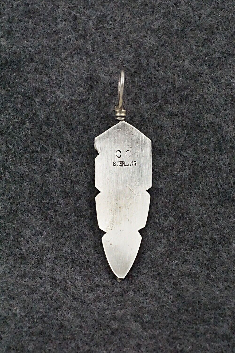 Turquoise & Sterling Silver Pendant - Chris Charley