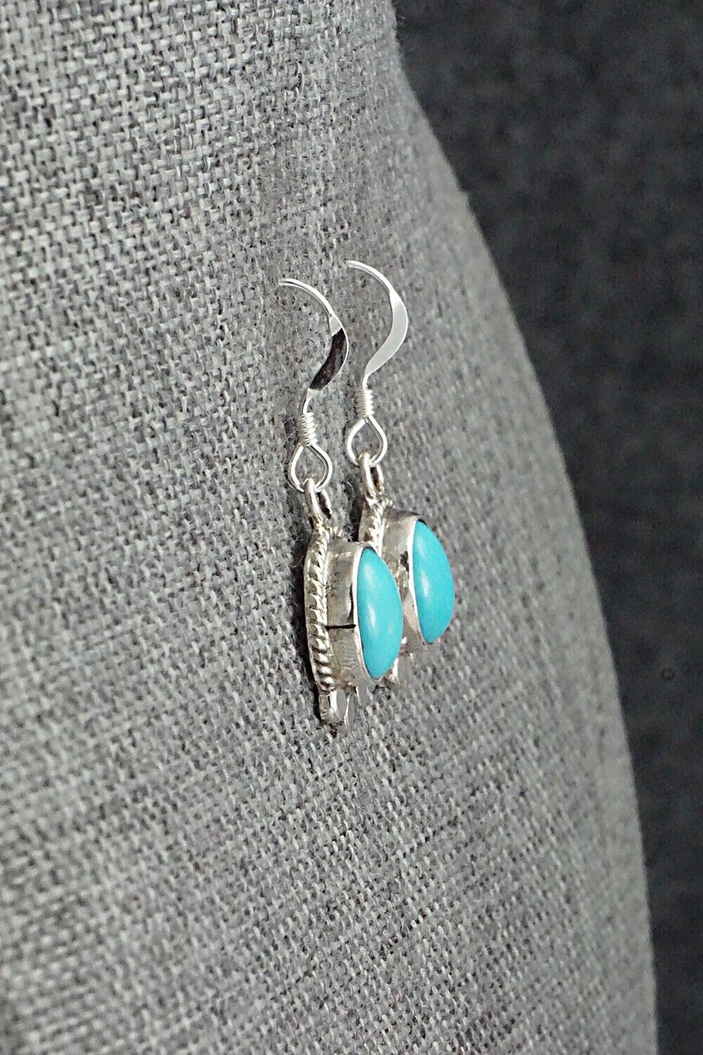 Turquoise and Sterling Silver Earrings - Sharon McCarthy