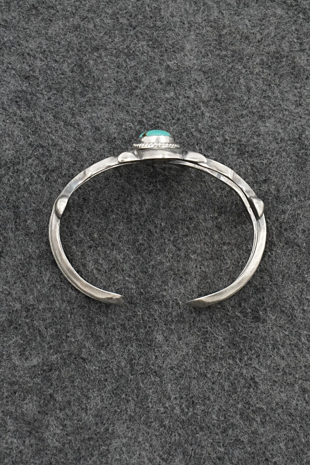 Turquoise & Sterling Silver Bracelet - Eugene Gruber