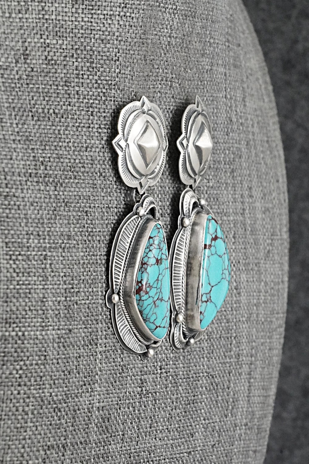 Turquoise & Sterling Silver Earrings - Randy Boyd