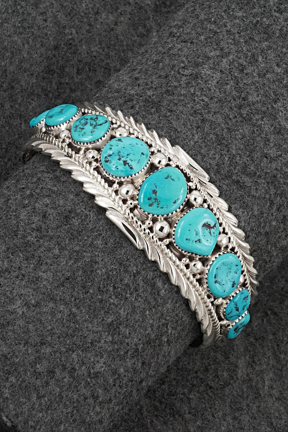 Turquoise & Sterling Silver Bracelet - Anthony Brown