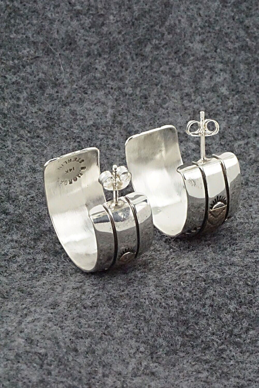 Sterling Silver & Gold Fill Hoop Earrings - Bruce Morgan