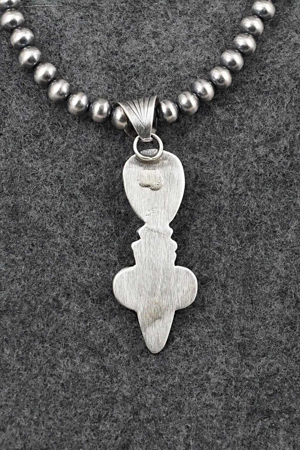 Turquoise & Sterling Silver Necklace - Gary Shorty