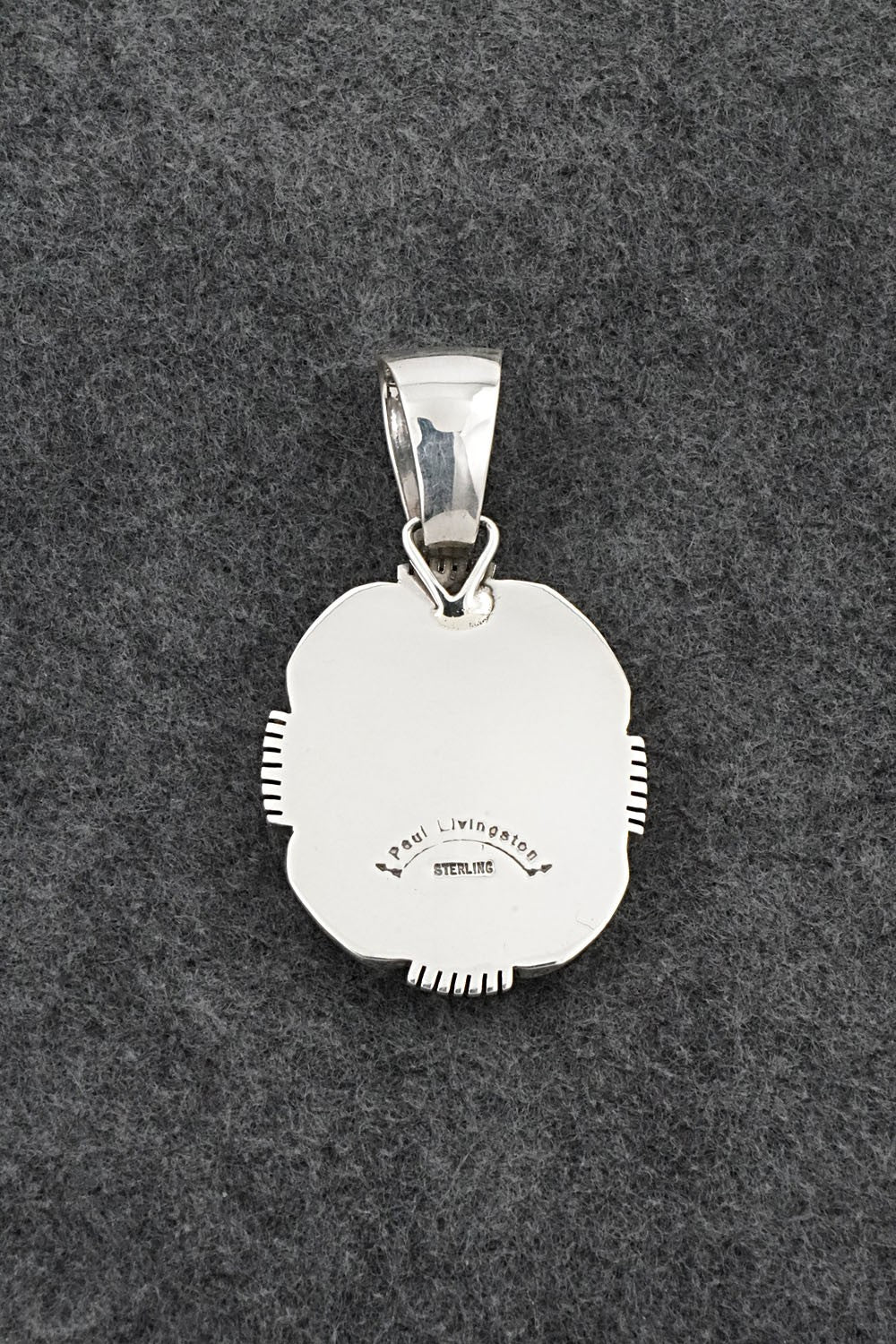 Turquoise & Sterling Silver Pendant - Paul Livingston