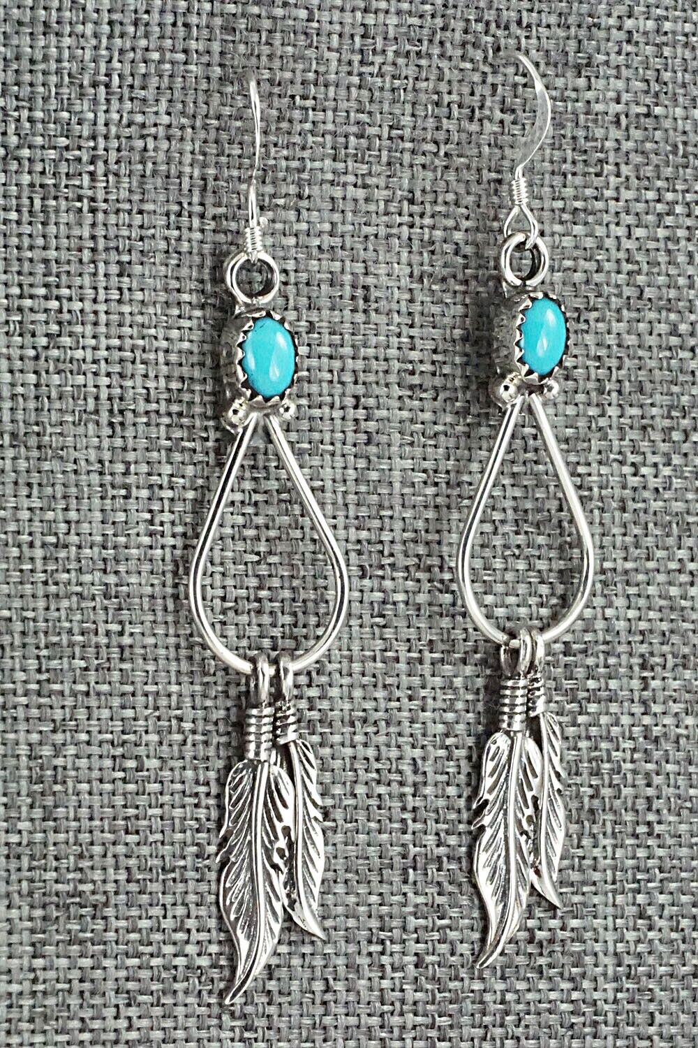 Turquoise & Sterling Silver Earrings - Sadie Jim