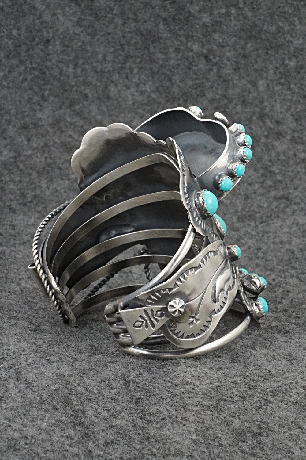 Turquoise & Sterling Silver Bracelet - Tim Yazzie