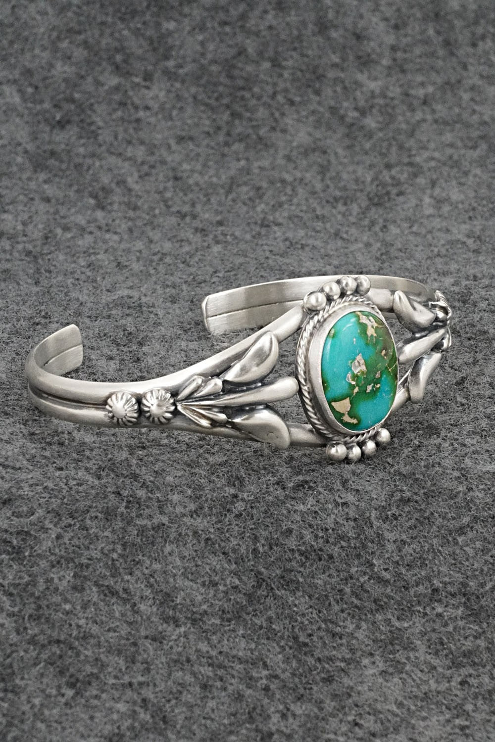 Turquoise & Sterling Silver Bracelet - Bobby Platero