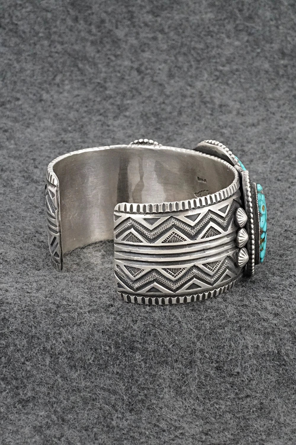 Turquoise & Sterling Silver Bracelet - Calvin Martinez