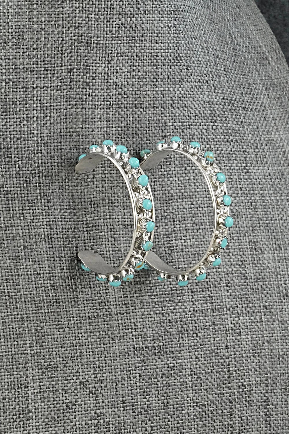 Turquoise & Sterling Silver Earrings - Joanne Cheama