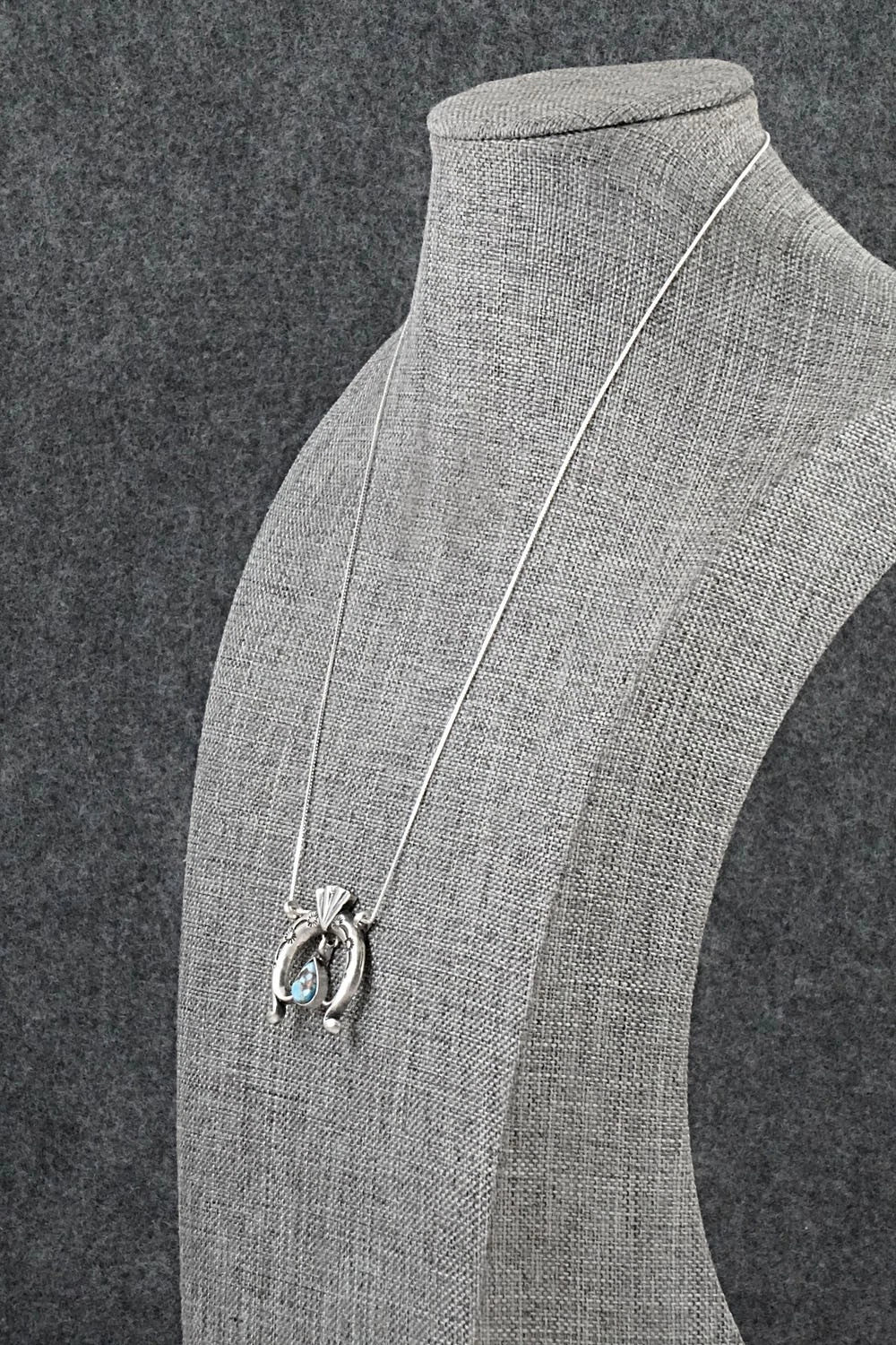 Turquoise & Sterling Silver Necklace - Gary Shorty