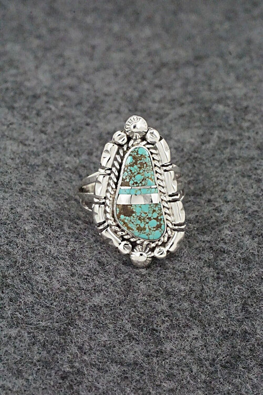 Turquoise & Sterling Silver Ring - James Manygoats - Size 6.25