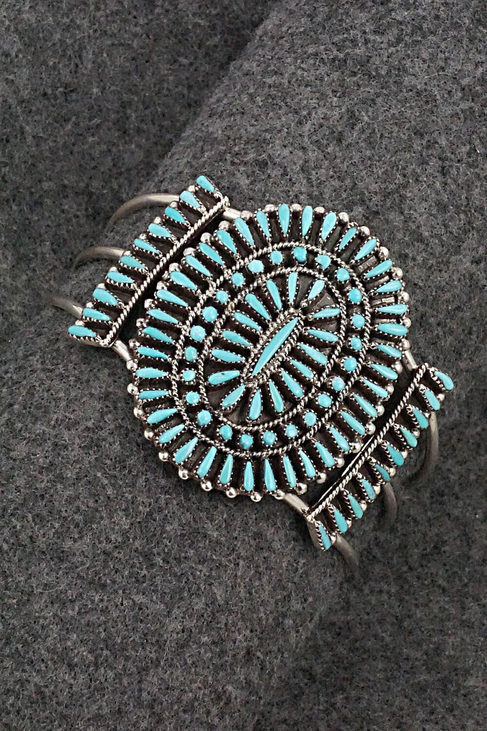 Turquoise & Sterling Silver Bracelet - Judy Wallace